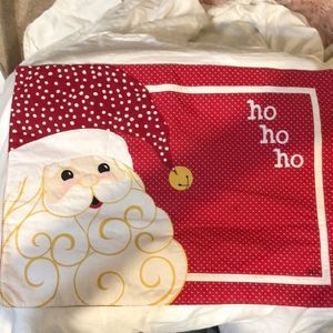 2 Santa clause table placemats. HO HO HO